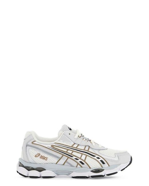 Asics White Gel-Nyc 2055 Lace-Up Sneakers