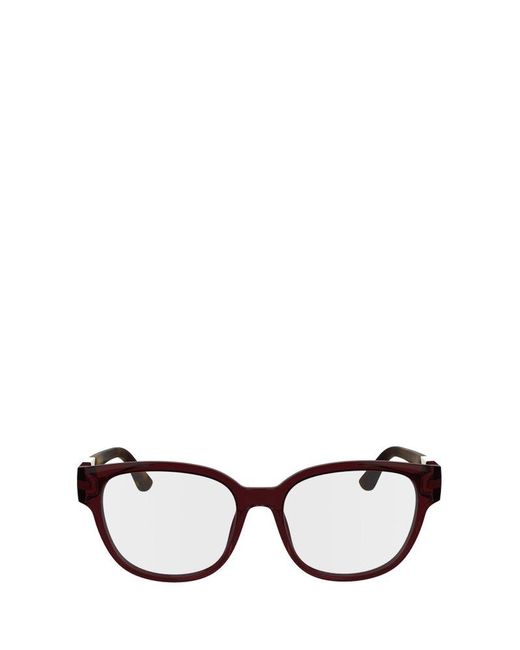 Lacoste Black Oval Frame Glasses