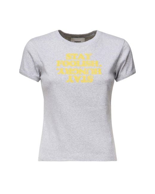 Coperni Gray T-Shirt With Print