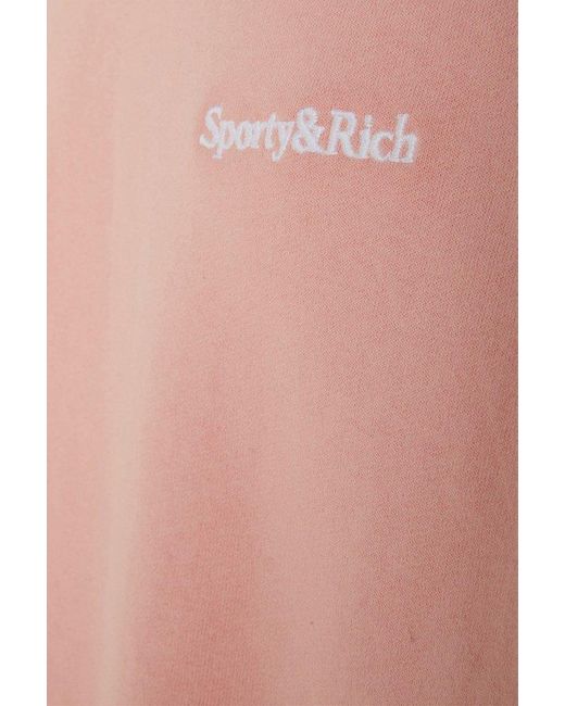 Sporty & Rich Pink Sweatshirts