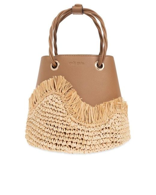 Cult Gaia Natural Jojo Handbag,