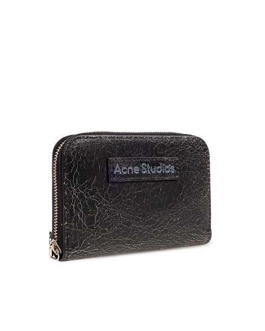 Acne Black Leather Wallet,