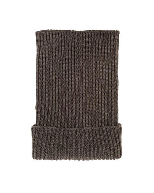 Lemaire Brown Ribbed Snood