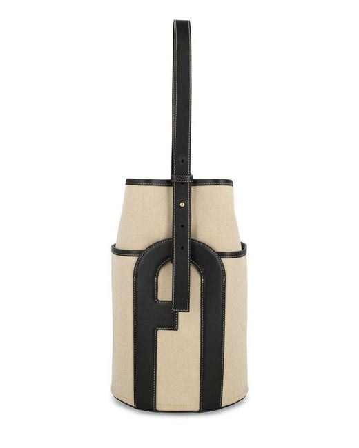 Furla Natural Lido Bucket Bag