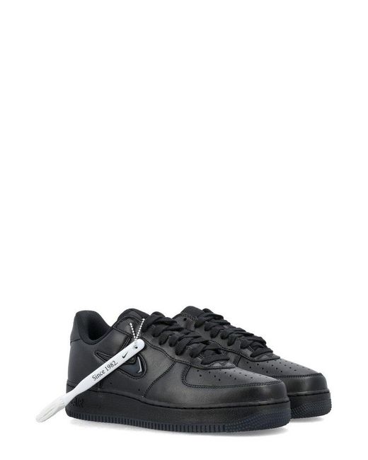 Nike Black Air Force 1 Retro Lace-up Sneakers