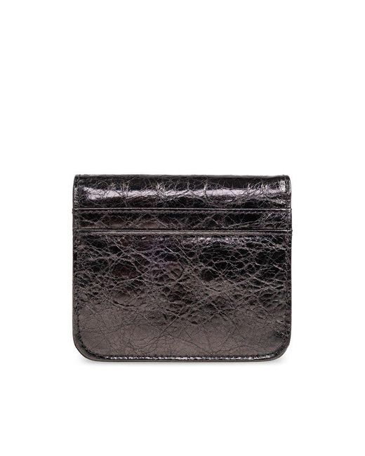 Balenciaga Black Leather Wallet,