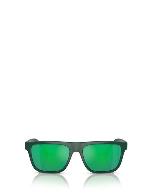 Burberry Green Square Frame Sunglasses for men