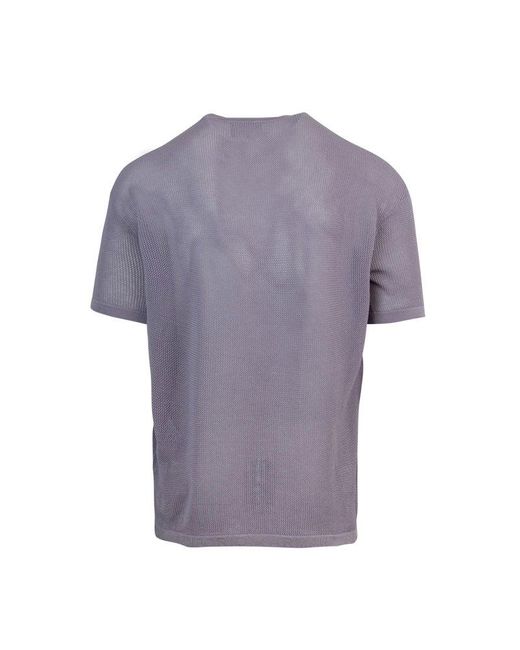 Emporio Armani Purple T-Shirts for men