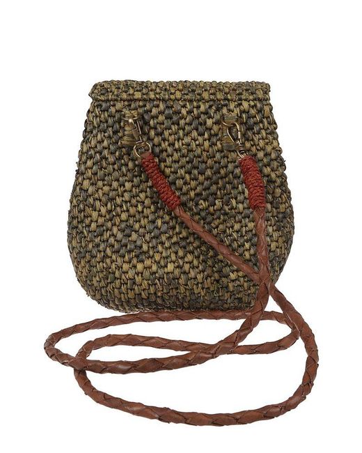 IBELIV Brown Handheld Tote Bag