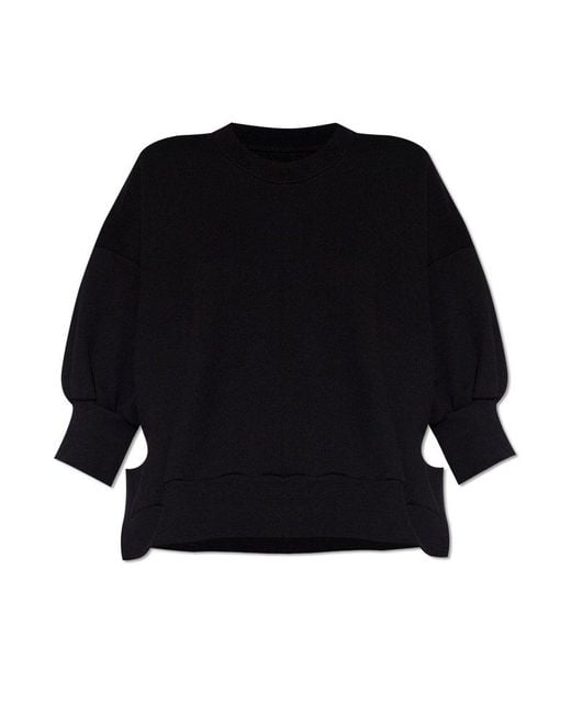 Yohji Yamamoto Black Cotton Sweatshirt,