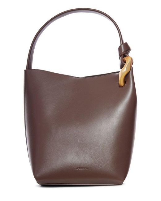 ショルダーバッグ・ポシェット Jw Anderson Black Leather Bucket Bag JW Anderson Chain Bucket Bag | Liberty