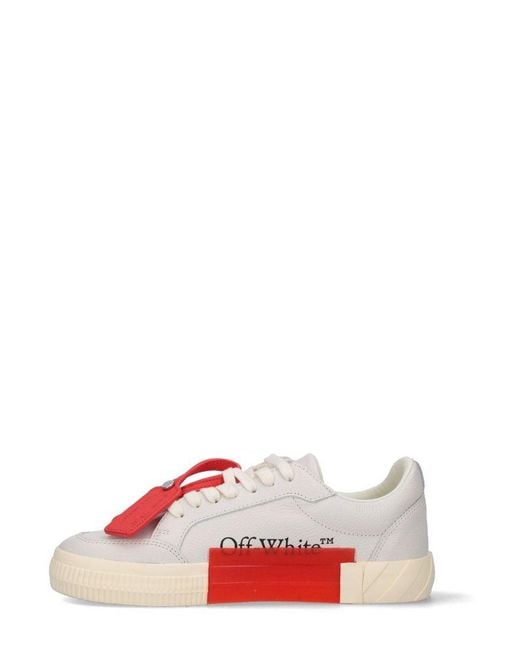 Off-White c/o Virgil Abloh Pink Vulcanized Lace-up Sneakers for men