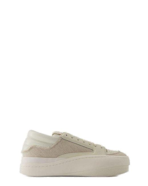 Y-3 Natural Centennial Lace-up Sneakers