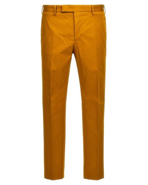 PT Torino Orange Dieci Skinny Fit Pants for men