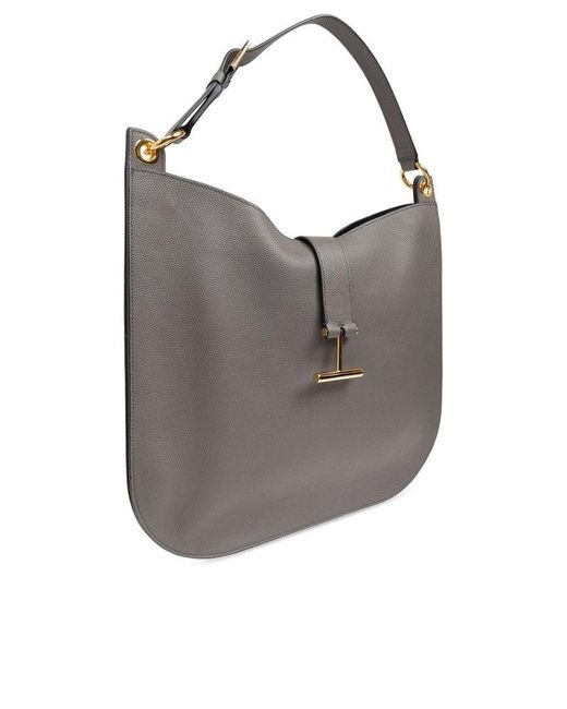 Tom Ford Gray Shoulder Bag Tara Large