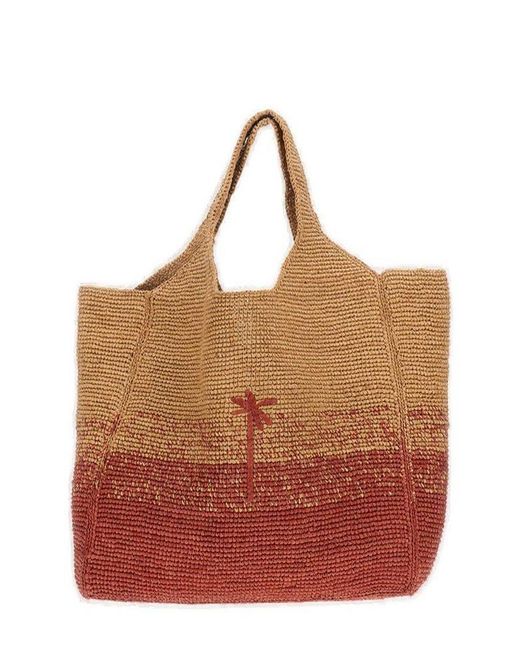 Manebí Red Manebi Interwovened Top Handle Bag