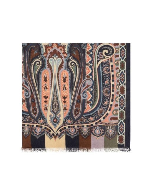 Etro Multicolor Patterned Scarf,