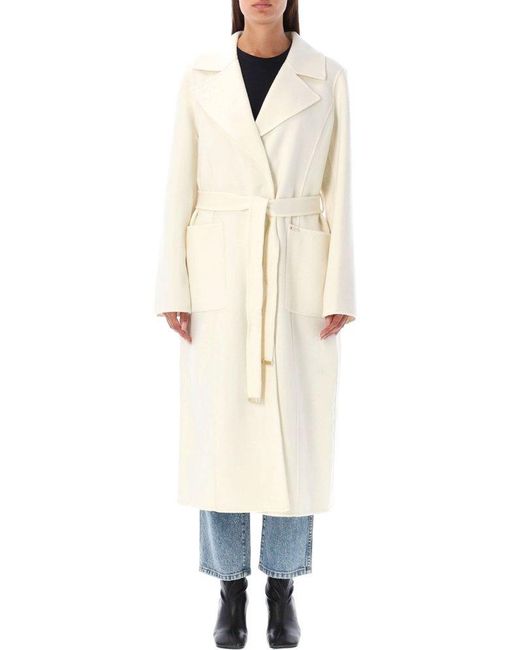 MICHAEL Michael Kors Natural Double Breasted Trench Coat