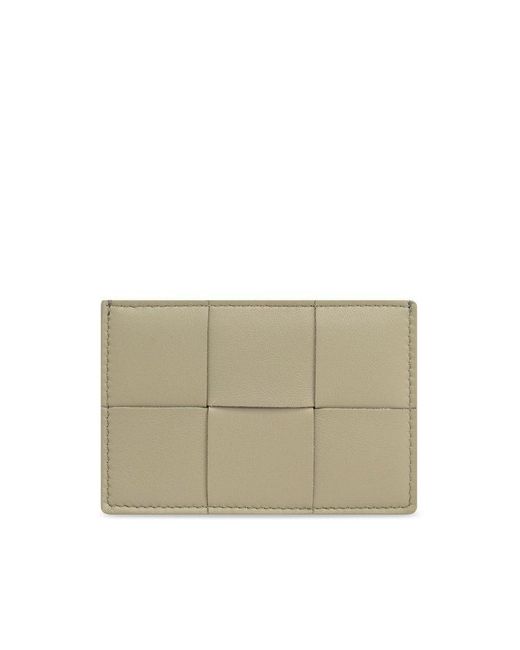 Bottega Veneta Natural Leather Card Case