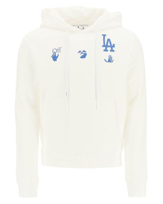 ブランドのギフト Los Abloh Virgil c/o Off-White Angeles Mlb X Hoodie Dodgers 応援グッズ