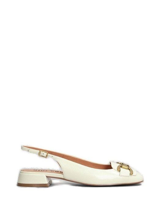 Bibi Lou Natural Vela Ballet Flats