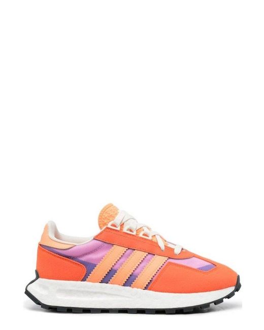 adidas Leather Retropy E5 Low-top Sneakers in Orange (Pink) - Save 16% | Lyst Canada