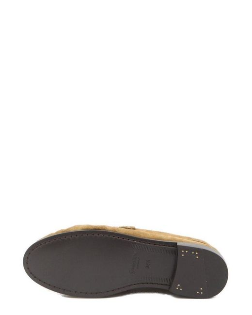 Saint Laurent Brown Le Loafer Slip-On Slippers