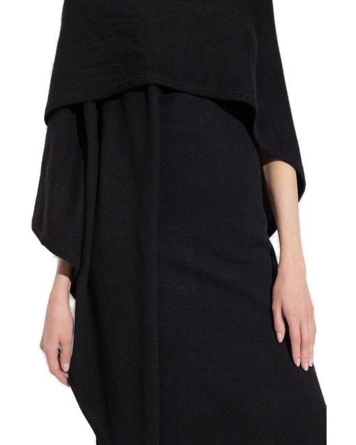 Totême  Black Dress & Scarf Set