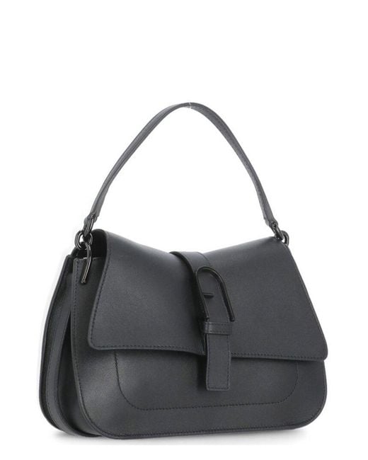 Furla Black Flow Medium Top Handle Bag