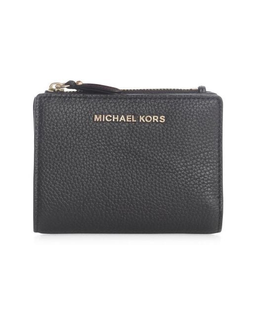 MICHAEL Michael Kors Black Logo Plaque Bi-fold Wallet
