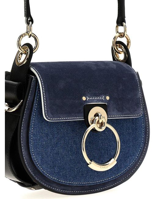 Chloé Blue Tess Crossbody Bags