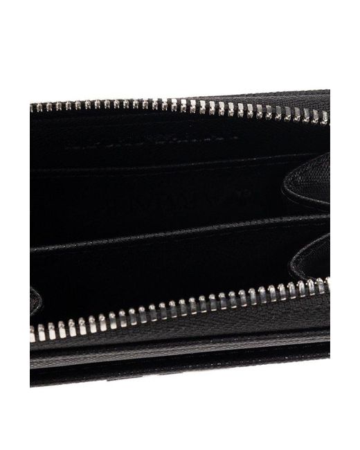 Emporio Armani Black Wallet With Keyring for men