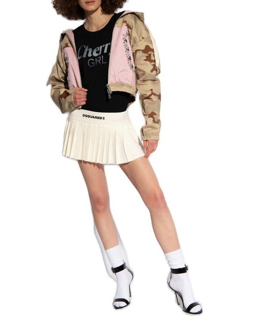 DSquared² Pink Camo Jacket,