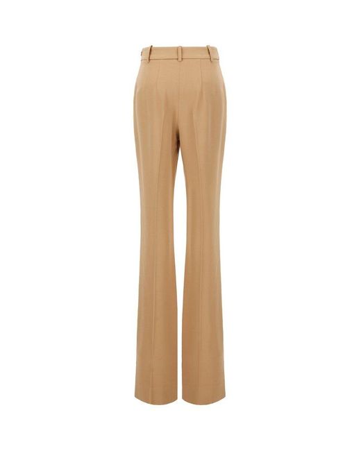 Ermanno Scervino Natural High Waist Flared Trousers