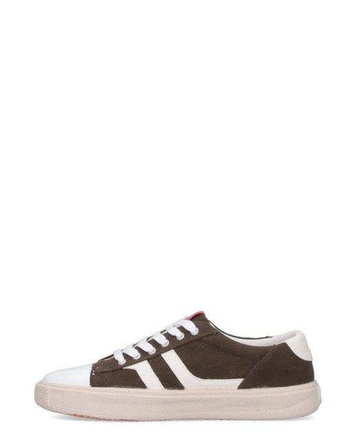 Pro Keds Brown Classic Stripe Sneakers for men