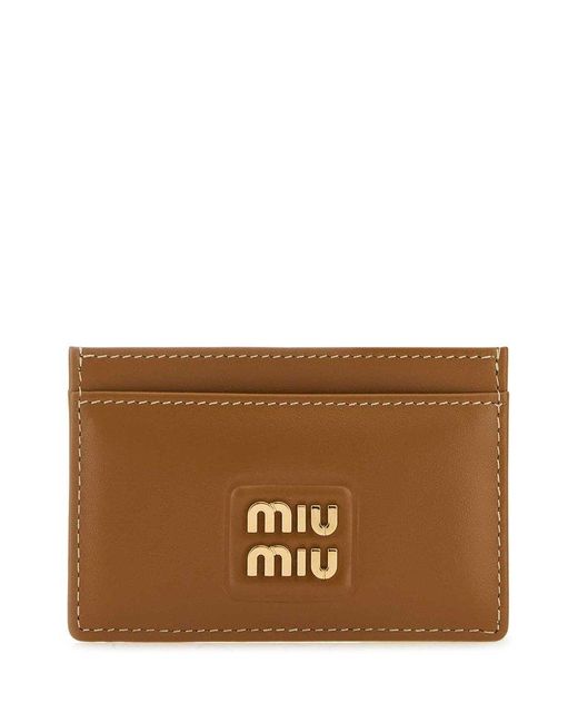 Miu Miu Brown Wallets