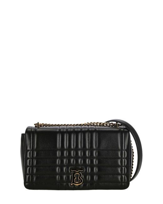 Burberry Quilted Medium Lola Shoulder Bag in Black Lyst