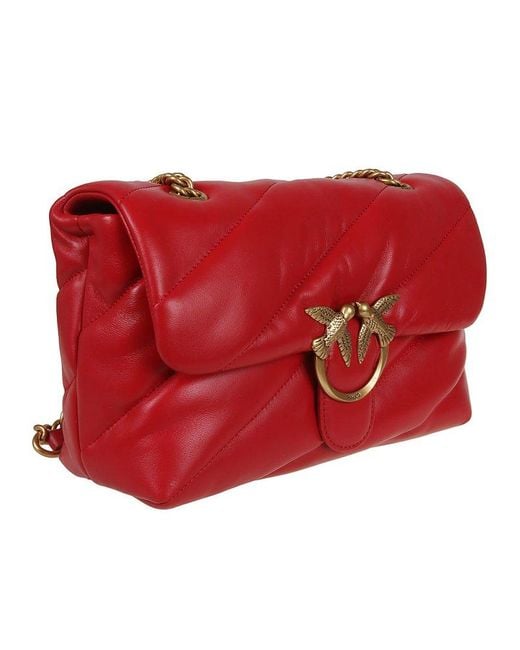 Pinko Red Love Puff Classic Cl Sheep Nap