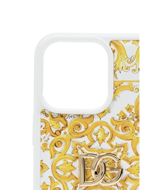 Dolce & Gabbana Case For Iphone 15 Pro Max, in Metallic | Lyst