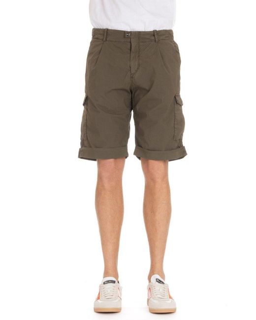 Herno Natural Button Detailed Shorts for men