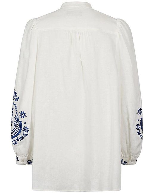Weekend by Maxmara White Buttoned Long-sleeved Shirt