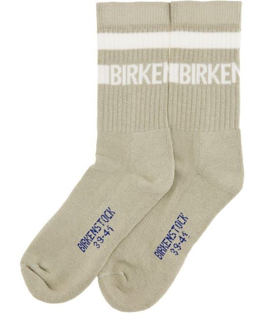 Birkenstock Natural Logo Intarsia Socks