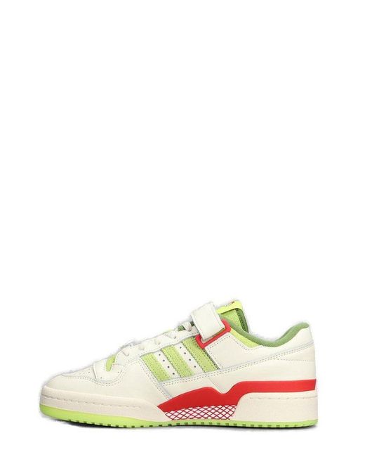 Adidas Originals Multicolor Forum Low X The Grinch Lace-up Sneakers for men