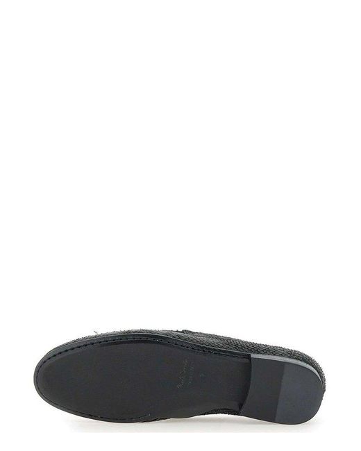 Paul Smith Black Embossed Loafers for men