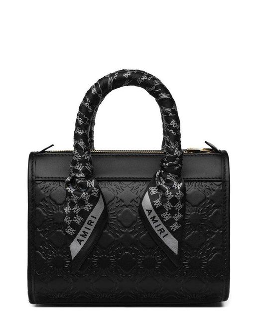 Amiri Black Ma Quad Micro Triangle Bag