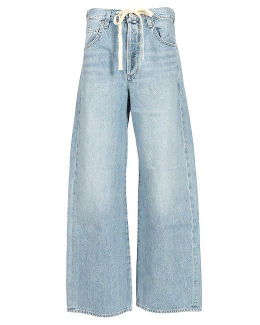 Citizens of Humanity Blue Brynn Drawstring Trouser