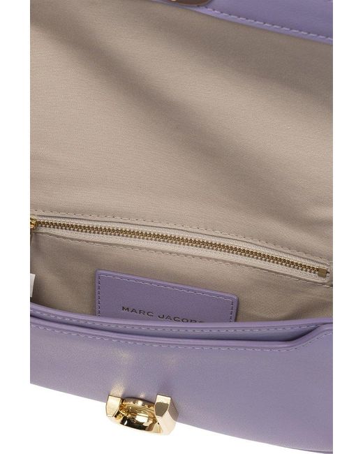 Marc Jacobs Purple 'the J Marc' Shoulder Bag