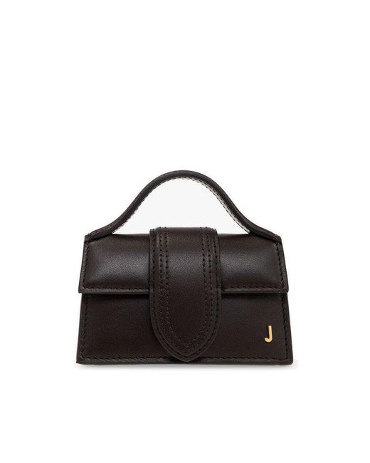 Jacquemus Black Le Petit Bambino Leather Shoulder Bag