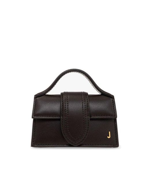 Jacquemus Le Petit Bambino Mini Flap Bag in Black Lyst Australia