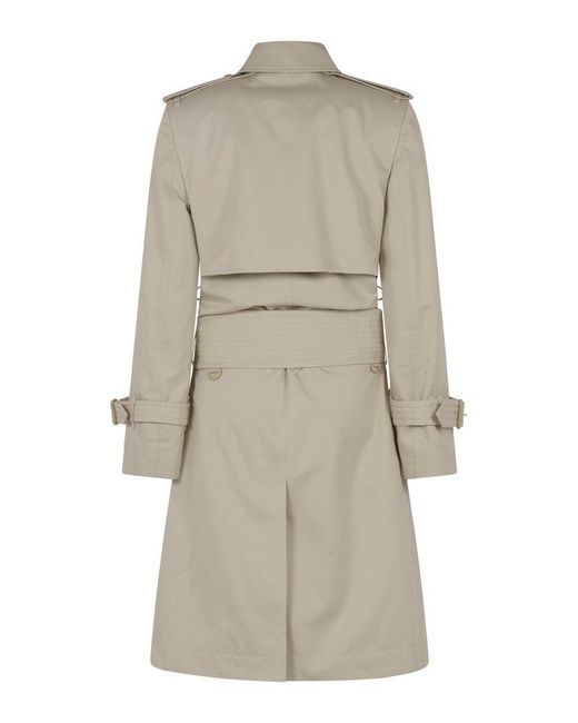 Burberry Natural Mid-length Belted Trench Coat